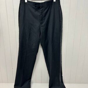 Mens Ralph Lauren 33W 32L black tuxedo pants